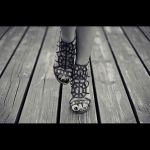 Sergio Rossi "Scarpe Donna" Suede Sandals